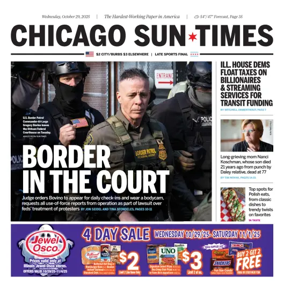 Cover of Chicago Sun-Times
