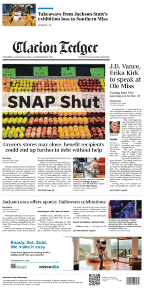 Cover of Clarion Ledger