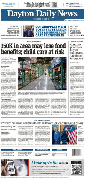 Cover of Dayton Daily News