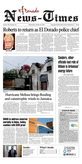 Cover of El Dorado News-Times (VCID - Camden News)