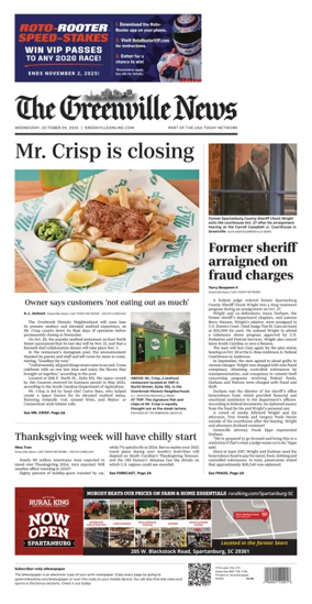 Cover of The Greenville News