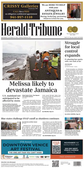 Cover of Herald-Tribune