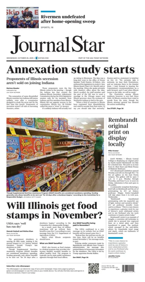 Cover of Journal Star (Peoria)