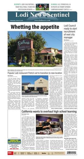 Cover of Lodi News-Sentinel