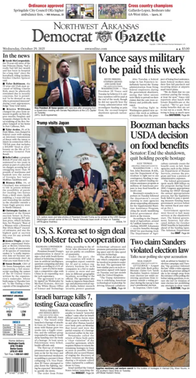 Cover of Northwest Arkansas Democrat-Gazette