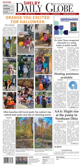 Cover of Shelby Daily Globe