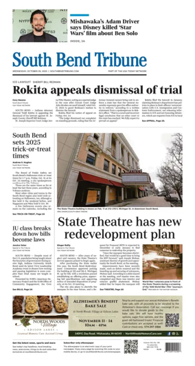 Cover of South Bend Tribune