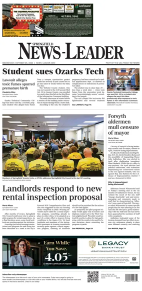 Cover of Springfield News-Leader
