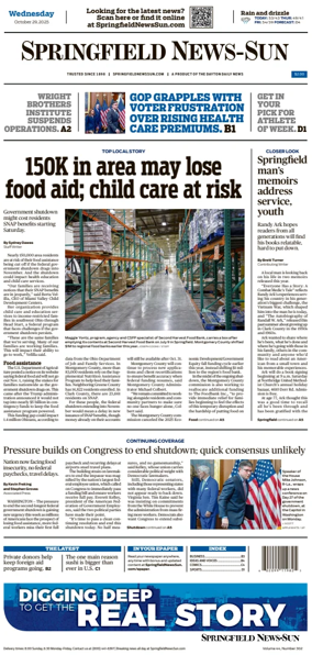 Cover of Springfield News-Sun