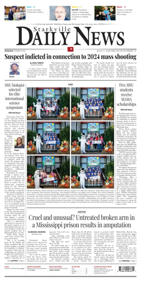 Cover of Starkville Daily News