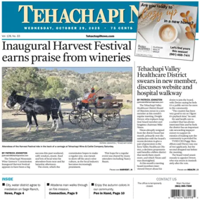 Cover of Tehachapi News