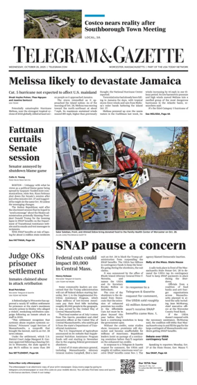 Cover of Telegram & Gazette