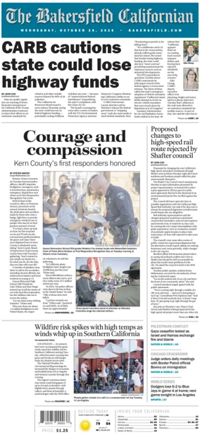 Cover of The Bakersfield Californian