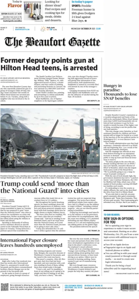 Cover of The Beaufort Gazette