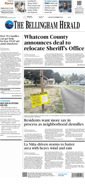 Cover of The Bellingham Herald