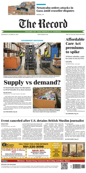 Cover of The Bergen Record