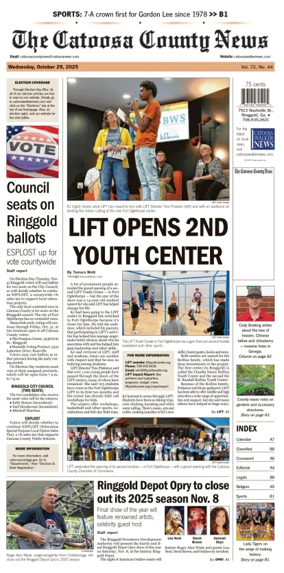 Cover of The Catoosa County News