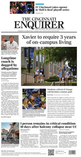 Cover of The Cincinnati Enquirer