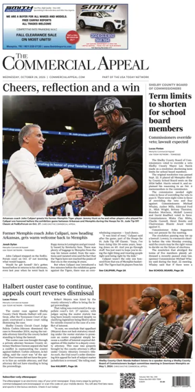 Cover of The Commercial Appeal