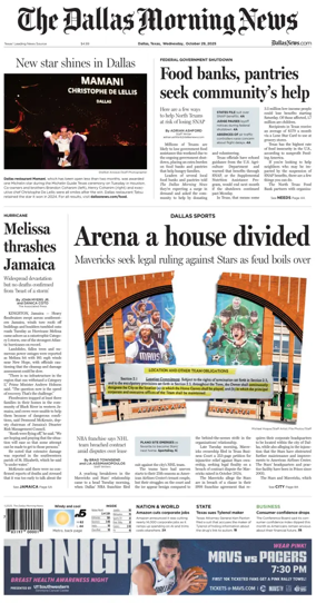 Cover of The Dallas Morning News