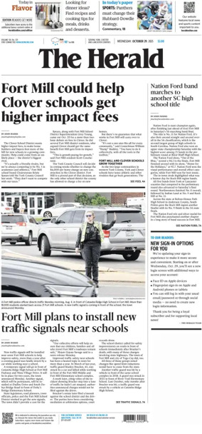 Cover of The Herald (Rock Hill)