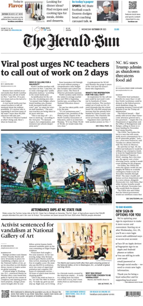 Cover of The Herald Sun