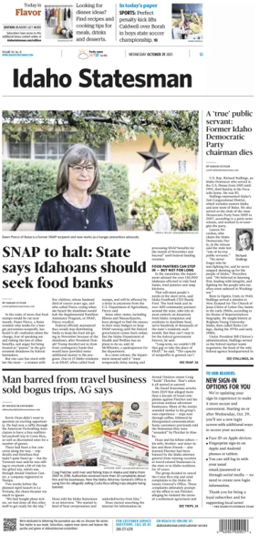 Cover of The Idaho Statesman