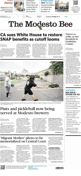 Cover of The Modesto Bee