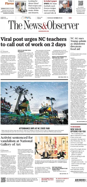 Cover of The News & Observer