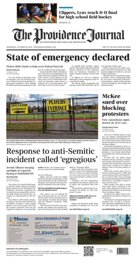 Cover of The Providence Journal