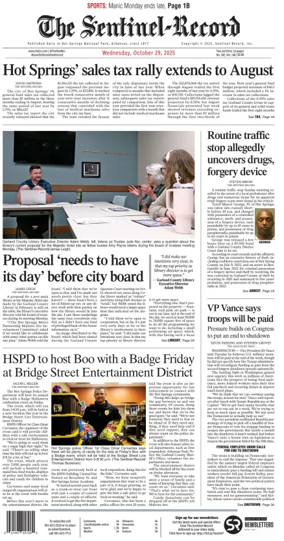 Cover of The Sentinel-Record