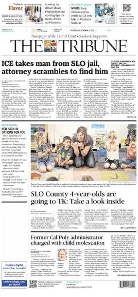 Cover of The Tribune (SLO)