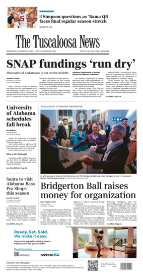 Cover of The Tuscaloosa News