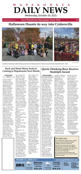 Cover of Wapakoneta Daily News