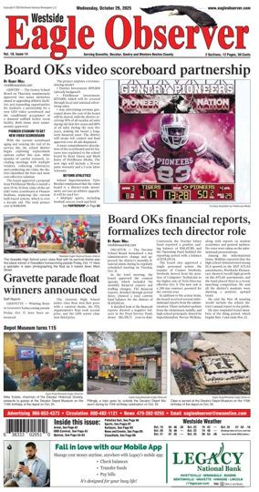 Cover of Westside Eagle-Observer