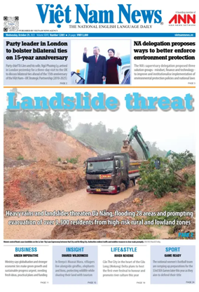 Cover of Viet Nam News