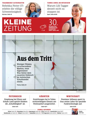Cover of Kleine Zeitung Kaernten