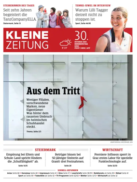 Cover of Kleine Zeitung Steiermark
