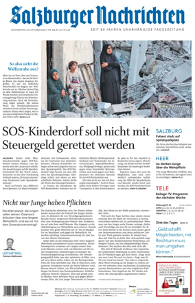 Cover of Salzburger Nachrichten