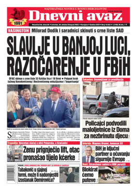 Cover of Dnevni avaz