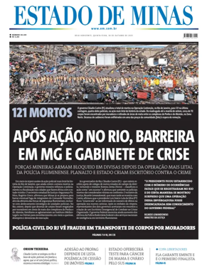 Cover of Estado de Minas (Brazil)