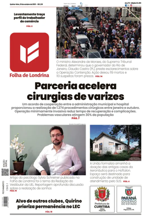 Cover of Folha de Londrina