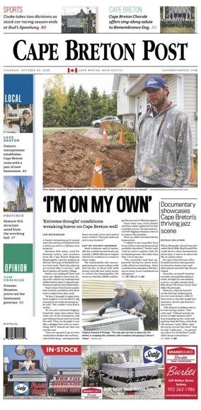 Cover of Cape Breton Post