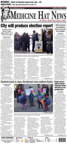 Cover of Medicine Hat News