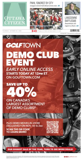 Cover of Ottawa Citizen