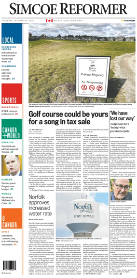 Cover of Simcoe Reformer