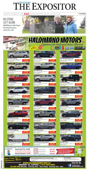 Cover of The Expositor (Brantford)