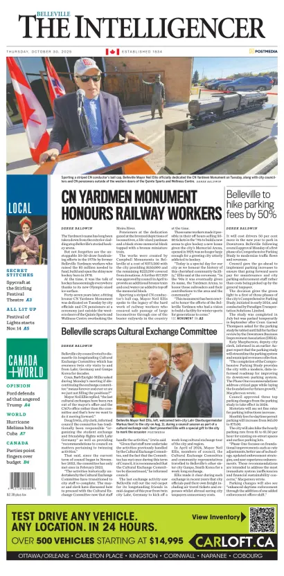 Cover of The Intelligencer (Belleville)