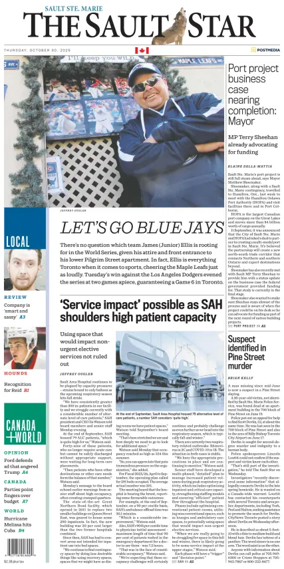 Cover of The Sault Star