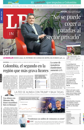 Cover of La Republica (Colombia)